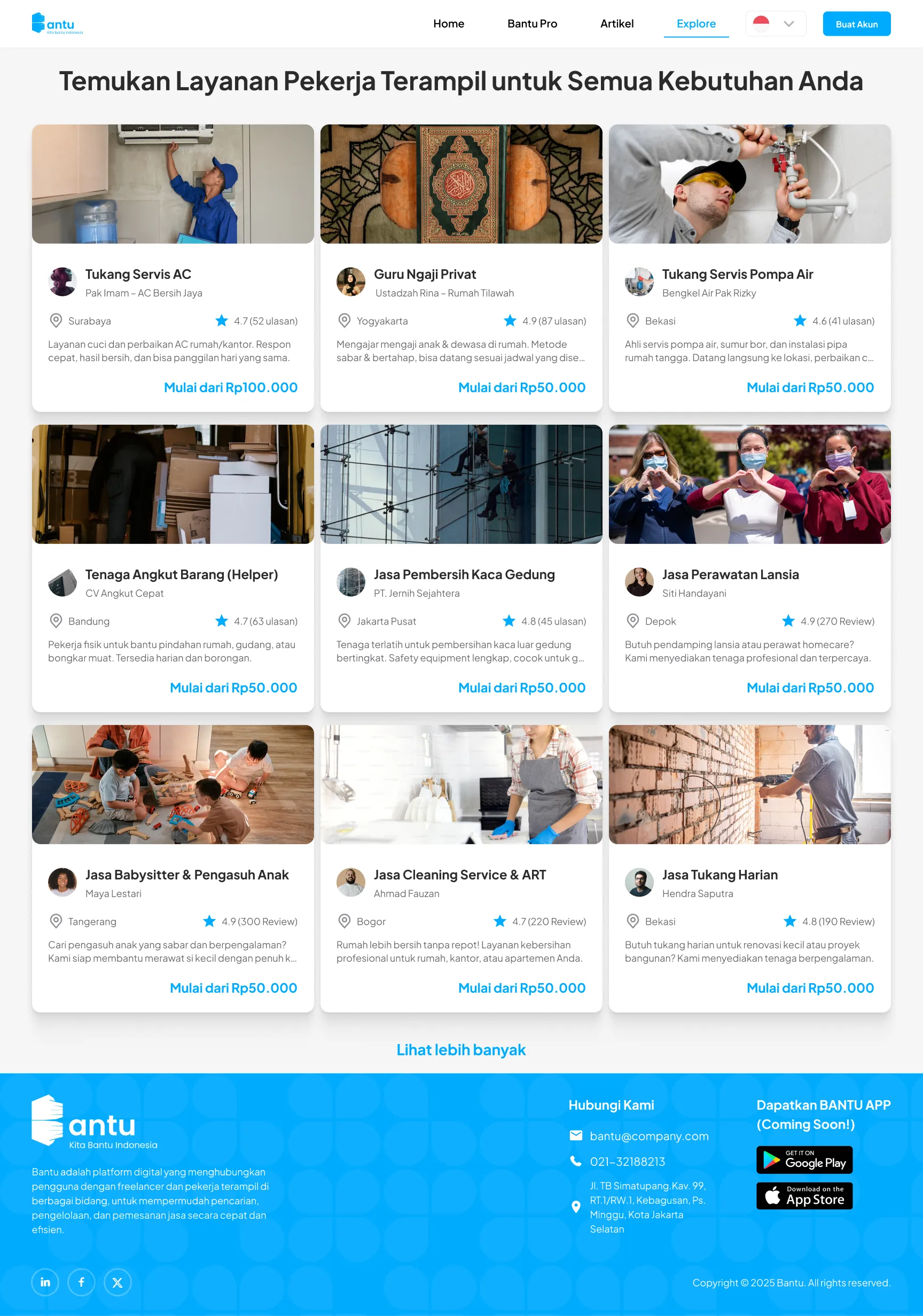 Job Explorer Interface