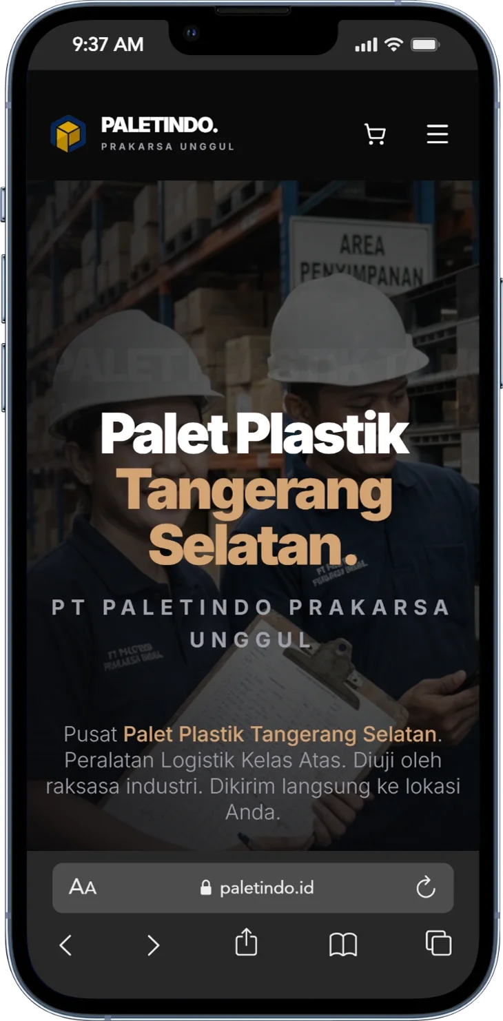 E-Catalog & Admin Panel Paletindo mobile